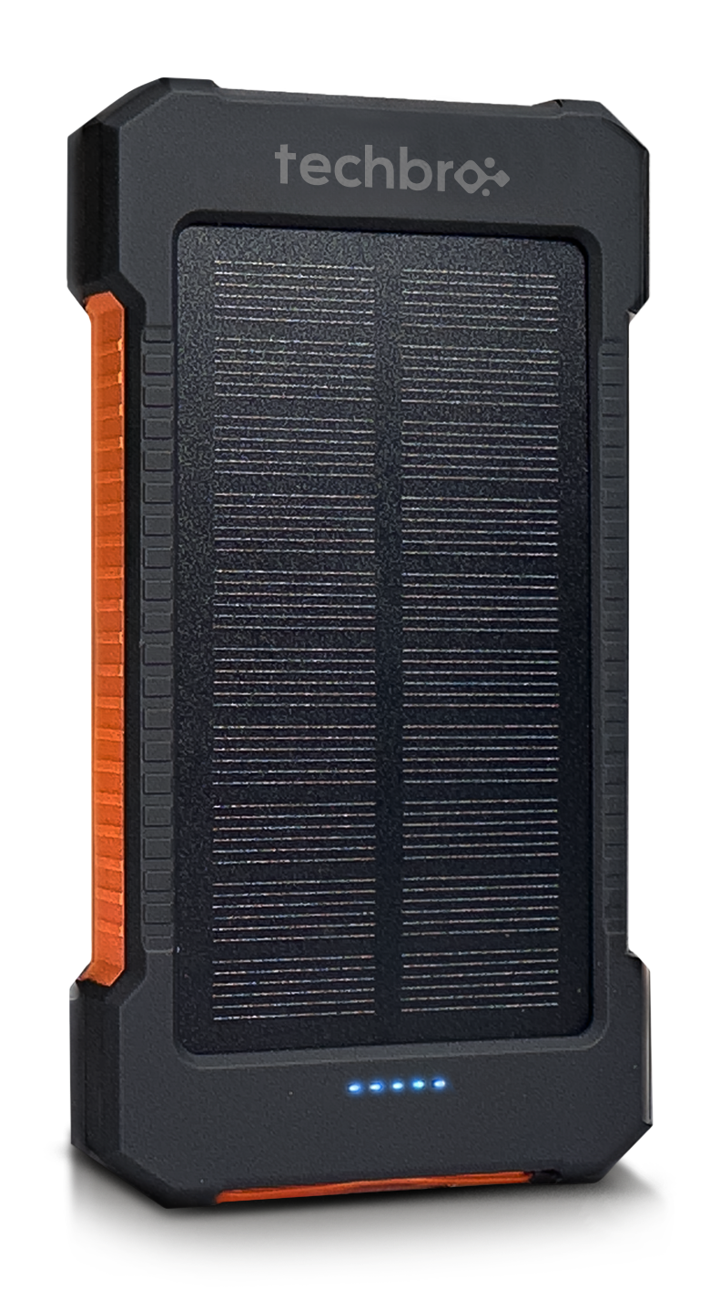 TechBro - 10,000mAh Solar Power Bank.