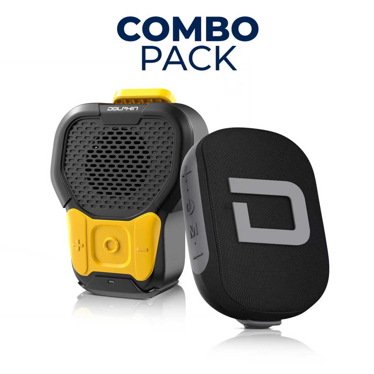 Multi Purpose Clip10 (yellow) & Clip150 (Black) Mini Speakers