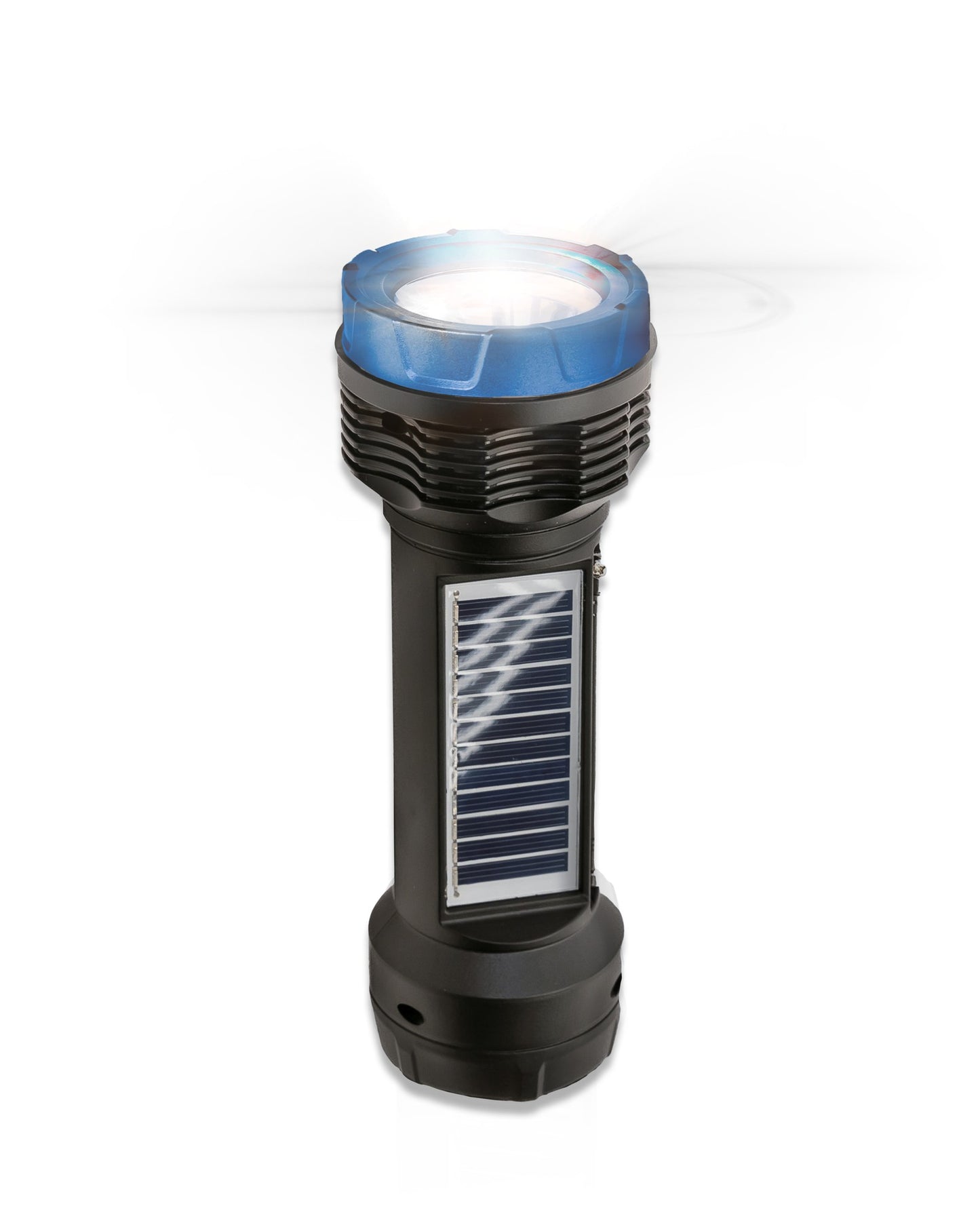 Solar Rechargeable Emergency Flashlight - FSL-200 (Blue)