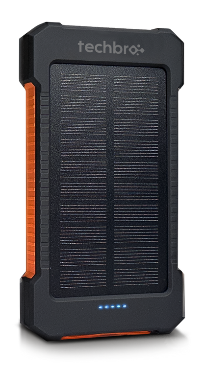 TechBro - 10,000mAh Solar Power Bank.