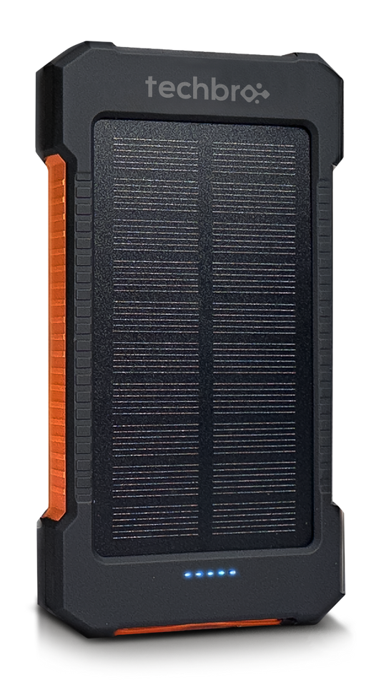 TechBro - 10,000mAh Solar Power Bank.
