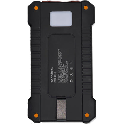 TechBro - 10,000mAh Solar Power Bank.
