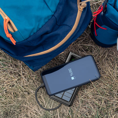 TechBro - 20,000mAh Solar Power Bank with Universal Charging Cables